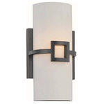 Lite Source - Kayson One Light Wall Sconce Antique Brass Frosted Glass - lite source remains true to its commitment to provide you the largest selection of fashion forward lighting that is always in style.* Number of Bulbs: 1*Wattage: 60W* BulbType: B-Type Candelabra* Bulb Included: No