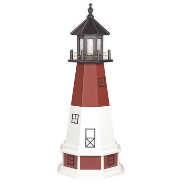 Barnegat Hybrid Lighthouse, Replica, 4 Foot, Revolving, With Base