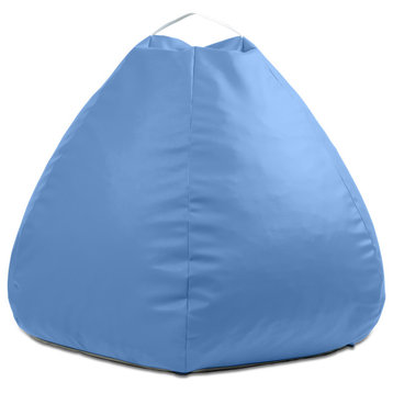 Jaxx Gumdrop Commercial Grade Bean Bag, Large - Premium Vinyl - Royal Blue