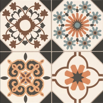 Regent Victorian Mixed Patterned Tiles - Direct Tile Warehouse