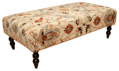 Traditional Footstools And Ottomans Tapestry Ottoman