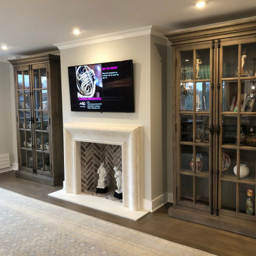 Spectacular Summit Apartment Transformation - New Faux Fireplace