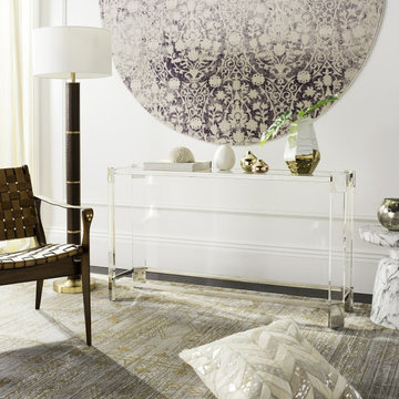 Modern Console Tables with Lucite