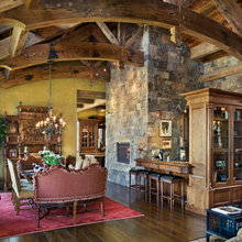 Stone Fireplace