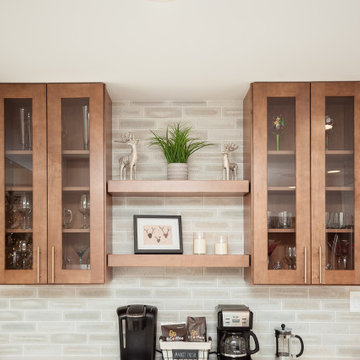 "Minimalist Marvel: A Sleek 2025 Kitchen Transformation"