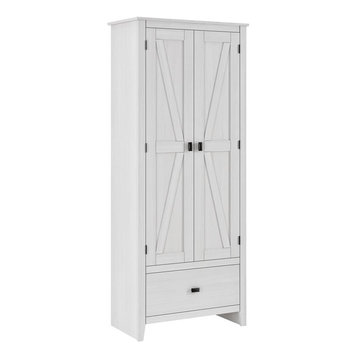 A Design Studio Glen Orchard 30 inch Wide Storage Cabinet in Ivory Pine