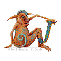 ART: Guardian Monster POSTER: Jalowette Hartfickle is her name. - Wall Letters