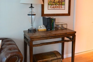 Inspiration for an industrial home design remodel in New York