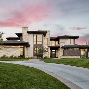 Transitional Smart Home in The Preserve