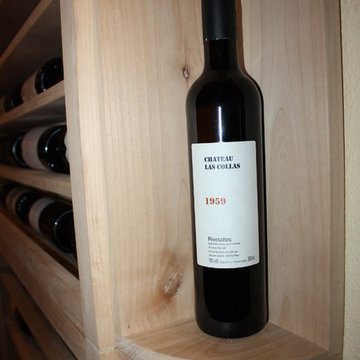 Quarter Round Wine Cellar Rack