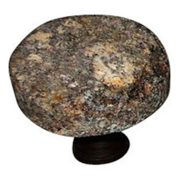 Mountain River "Gems" Knob River Rock, Oil Rubbed Bronze