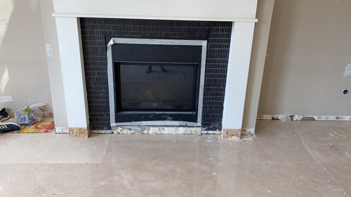 Ideas For The Tile Around Fireplace, Tile Around Fireplace Floor