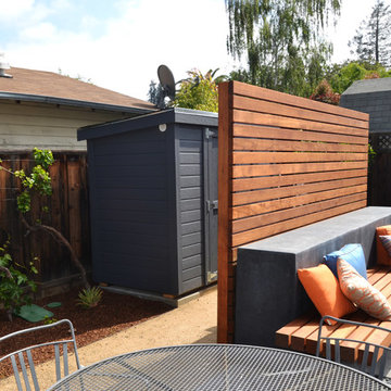 Modern Outdoor Living Room w/ Hidden Storage