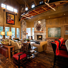 Cabin - decorating/wall/door ideas