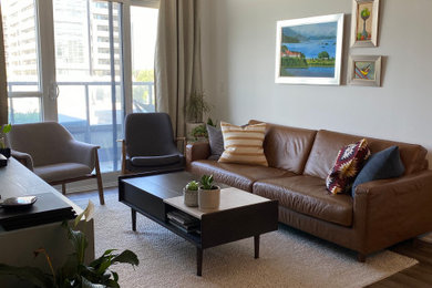 1950s living room photo in Other