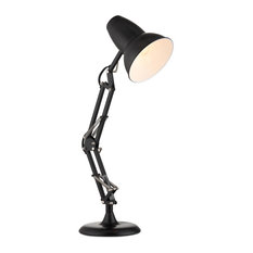 Spark Adjustable Modern Table Lamp, Black