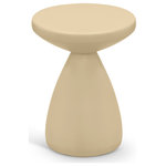 Meridian Furniture - Anika Iron End / Side Table, Beige - Indulge in the allure of the Beige Iron Anika Side Table by Meridian Furniture. Its captivating design and luxurious Beige Iron elevate any space with effortless elegance. Crafted with precision and durability in mind, this stunning piece becomes the focal point of gatherings, fostering moments of connection and warmth. Embrace sophistication and style with the Anika Side Table, a testament to exquisite taste and timeless beauty.