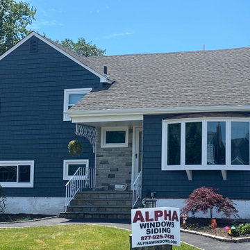 Massapequa Siding - Midnight Blue & Mission Point | Alpha Windows & Siding