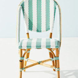 Woven Stripes Bistro Chair - Outdoor Dining Chairs