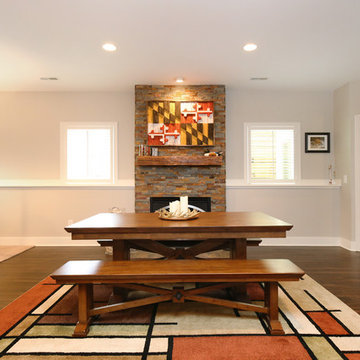 Maryland Sports Fan's Dream Basement