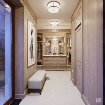 Traditional style Closet in a Private Residence