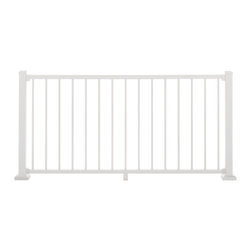 Trex Signature&reg; Railing in Classic White - Tracks And Rails