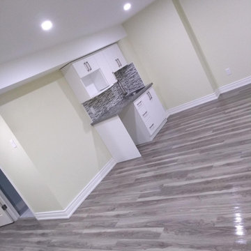 Bath and kitchen