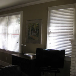Fauxwood Blinds in Bungalow - Window Blinds