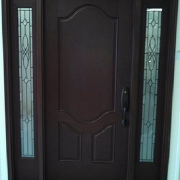 Decorative entry doors