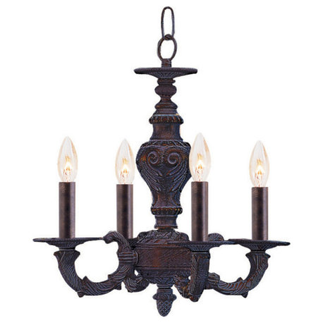 Paris Market 4 Light Bronze Mini Chandelier