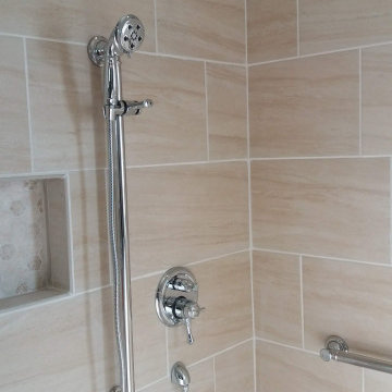 Contemporary Master Bath Conversion to ADA/Zero Entry