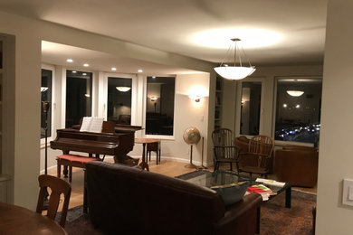 Example of a living room design in Boston