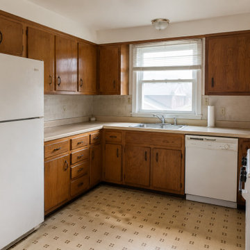 Clinton, MA — Simple Kitchen Cabinet Installation