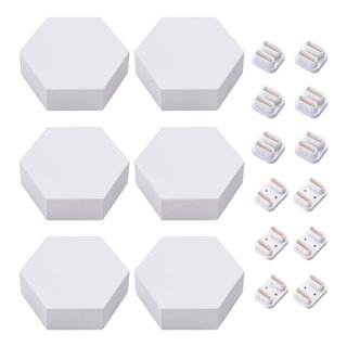 6X Hexagon LED Gaming Lights with App Control and 16 Million Colours –