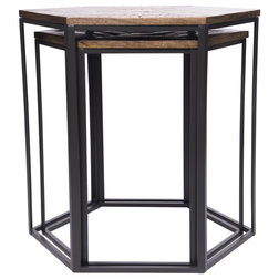 Industrial Side Tables And End Tables by Houzz