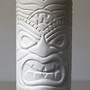 Tiki Totem Wall Sconce, Dark Teak, (2) E26 Energy Star Led