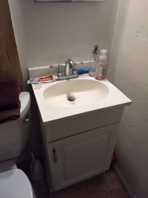 Move Sink Plumbing Over 2 Inches For New Vanity And Countertop - How To Move Sink Plumbing In Bathroom