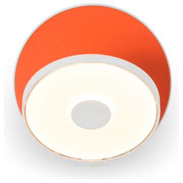Koncept Gravy LED Wall Sconce Plug-in Version, Matte Orange