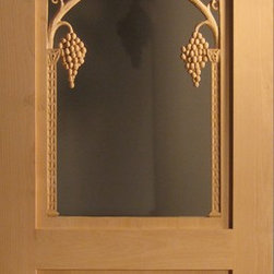 Custom Hand Carved Wine Cellar Doors - Home Decor
