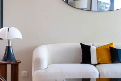 Réalisation d'un salon design.