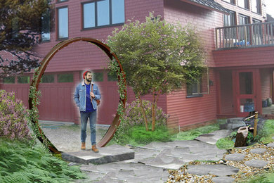 Photo of a landscaping in Portland Maine.
