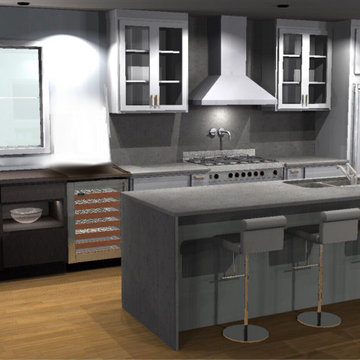 Cabinet design, floor plans & perspectives