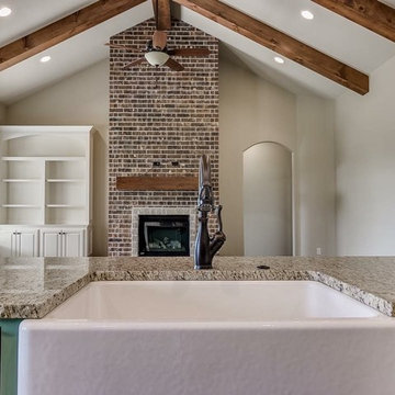 Custom built rustic home with modern finishes