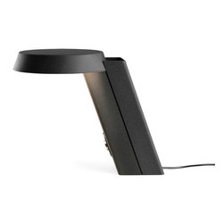 FLOS (USA) - FLOS Official Mod 607 Black Color Modern Table Lamp by Gino Sarfatti - Table Lamps