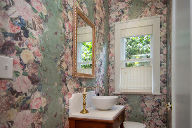 Inspiration for a powder room remodel in Other