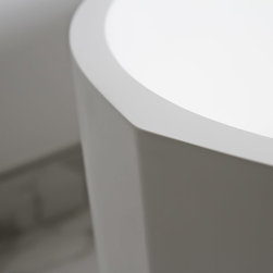 Lusso Stone Cielo Solid Surface Freestanding Stone Resin Bath 1610 - Products