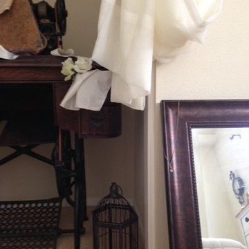 Antique Sewing Machine Vignette