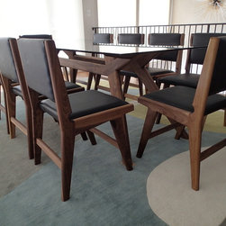 Walnut Dining table and chairs - Products