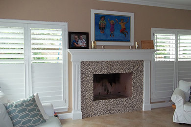 Inspiration for a contemporary living room remodel in Austin