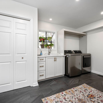 Home Remodel | Modern Farmhouse Kitchen-Laundry - St. Andrews